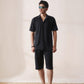🖤 Full Black Summer Activewear Set – UltraLite Collection by Strexwear