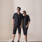 🖤 Full Black Summer Activewear Set – UltraLite Collection by Strexwear
