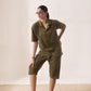 🫒 Olive Green Summer Activewear Set – UltraLite Collection by Strexwear