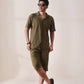 🫒 Olive Green Summer Activewear Set – UltraLite Collection by Strexwear