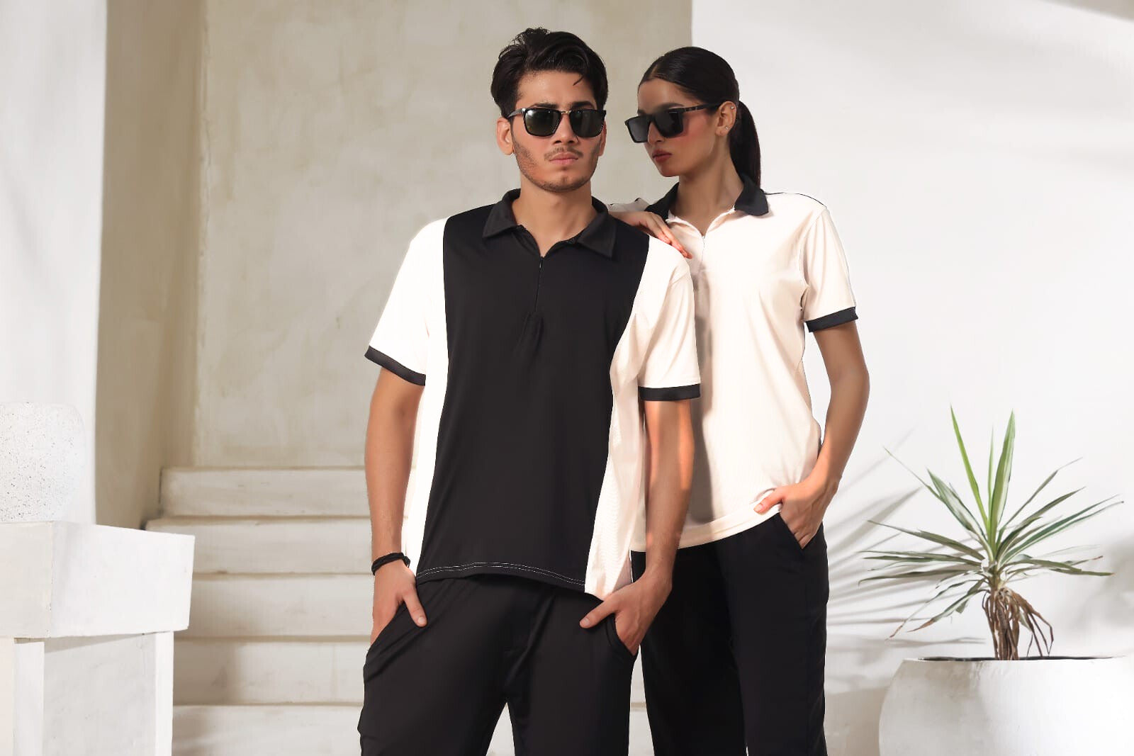 🖤 Dual Tone Summer Activewear Set – Ultralite Collection from Strexwear