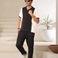 ⚪ White Performance Shirt with Black Side Stripes – UltraLite Collection by Strexwear